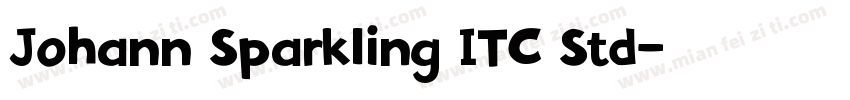 Johann Sparkling ITC Std字体转换